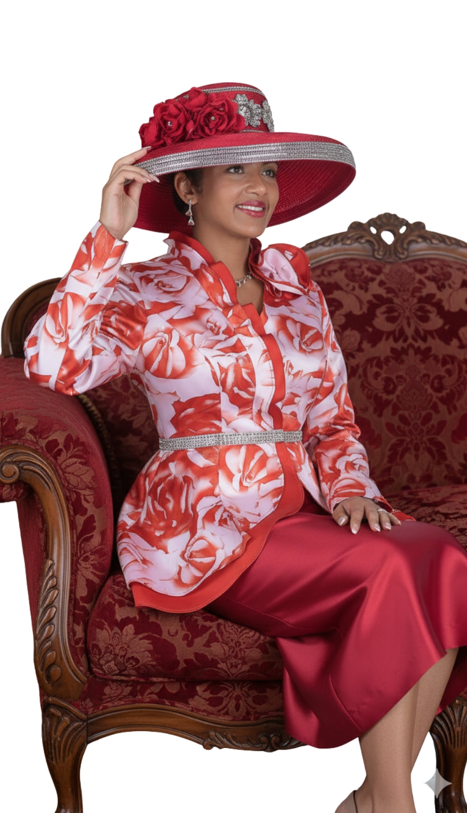 Champagne Italy 6111-RWP Church Church Suit