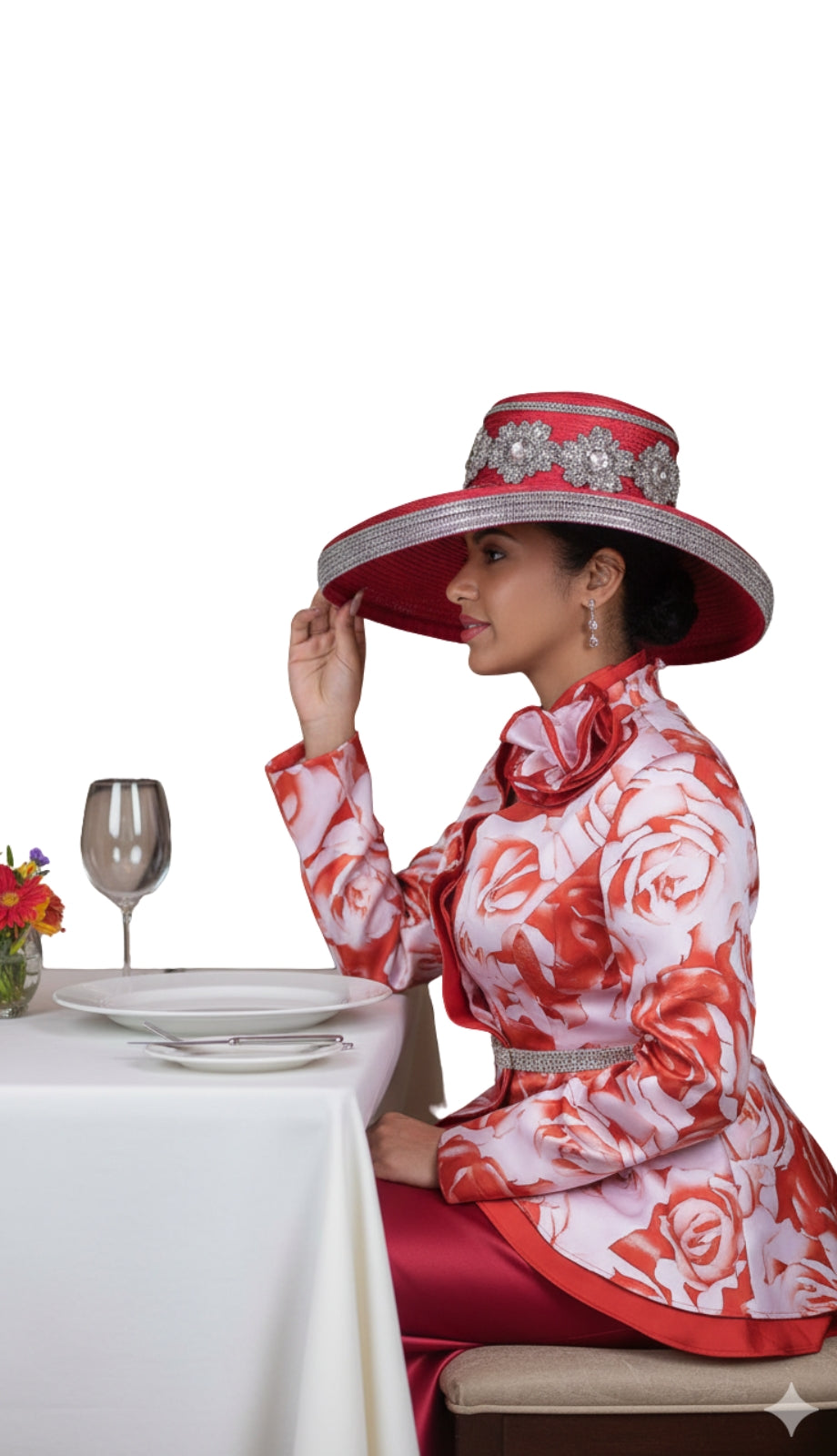 Champagne Italy 6111-RWP Church Church Suit