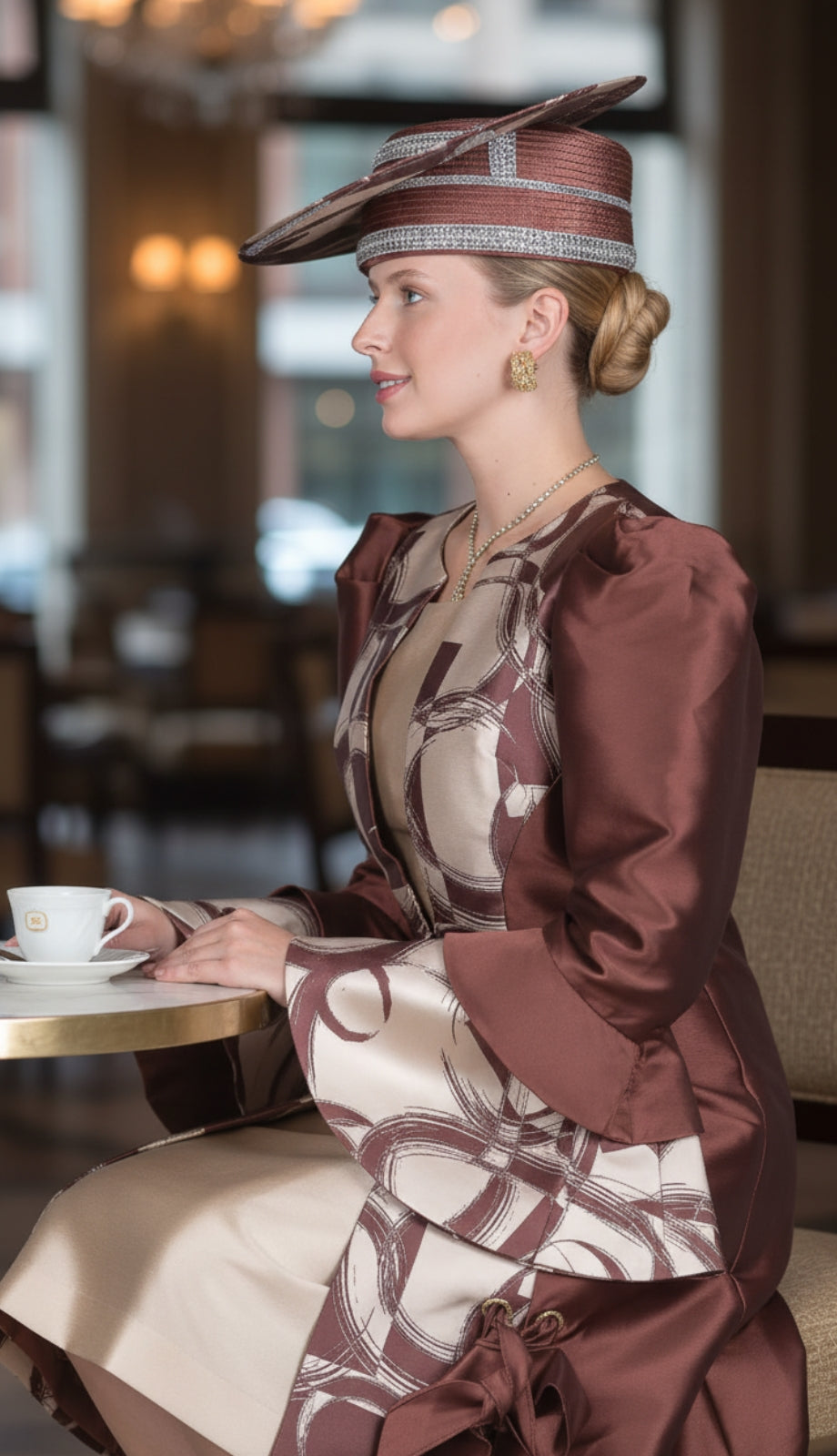 Champagne Italy 6119-BWG Church Dress