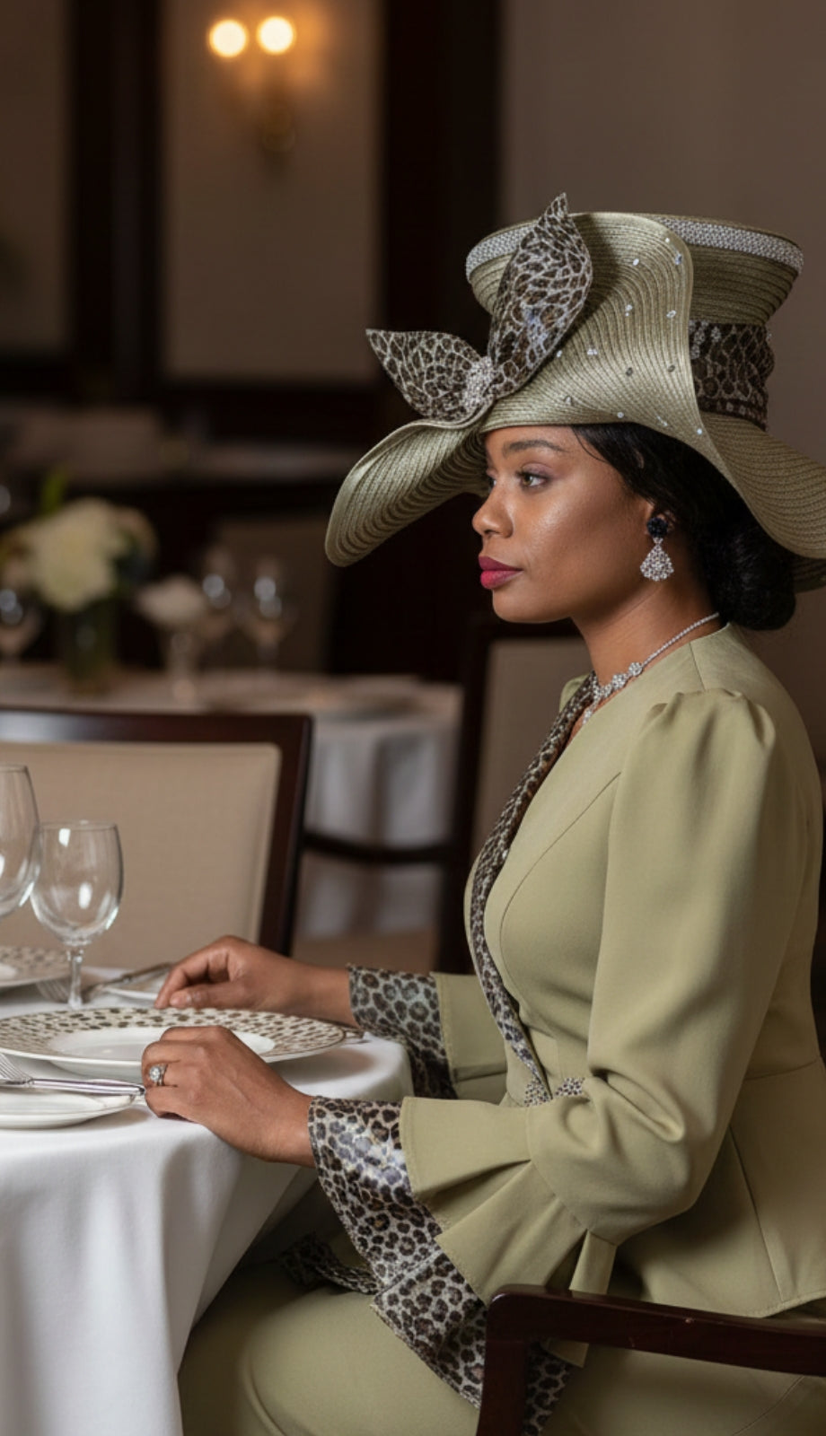 Elite Champagne 6154-OLV Church Suit