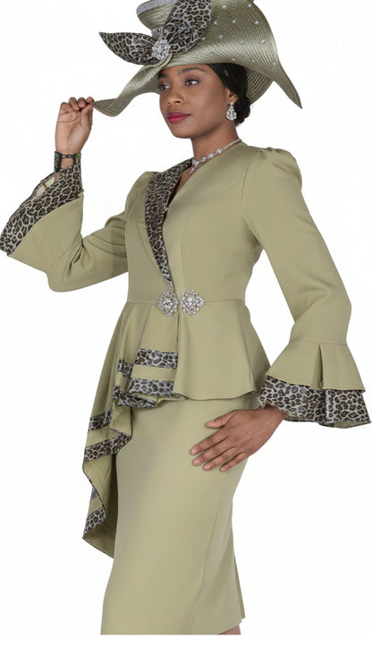 Elite Champagne 6154-OLV Church Suit