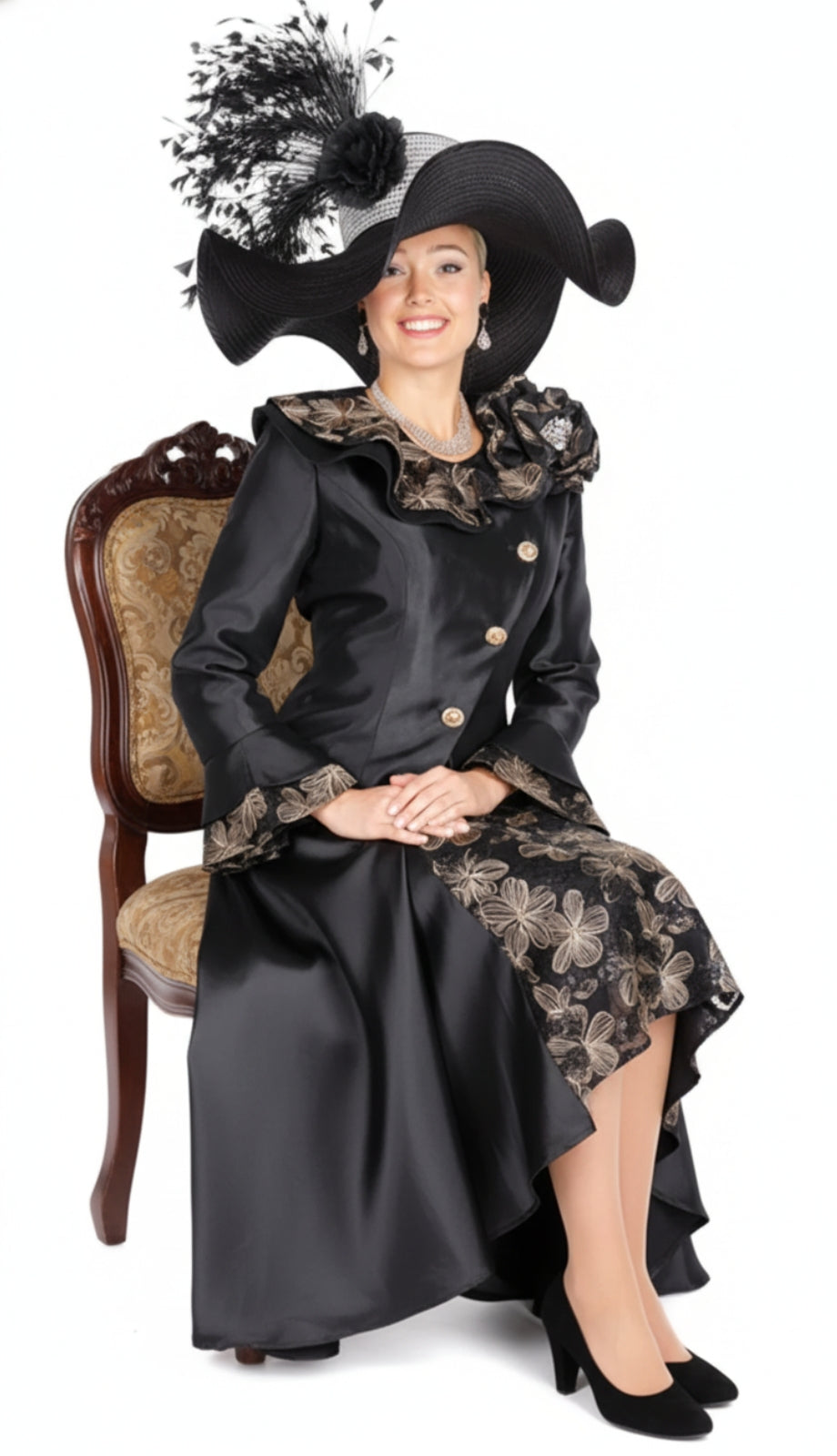 Elite Champagne 6155 Church Suit