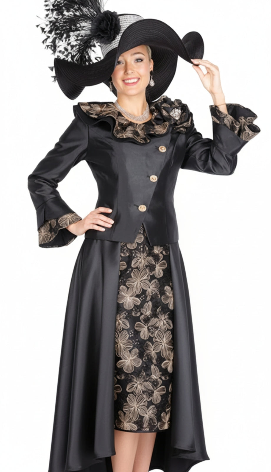 Elite Champagne 6155 Church Suit