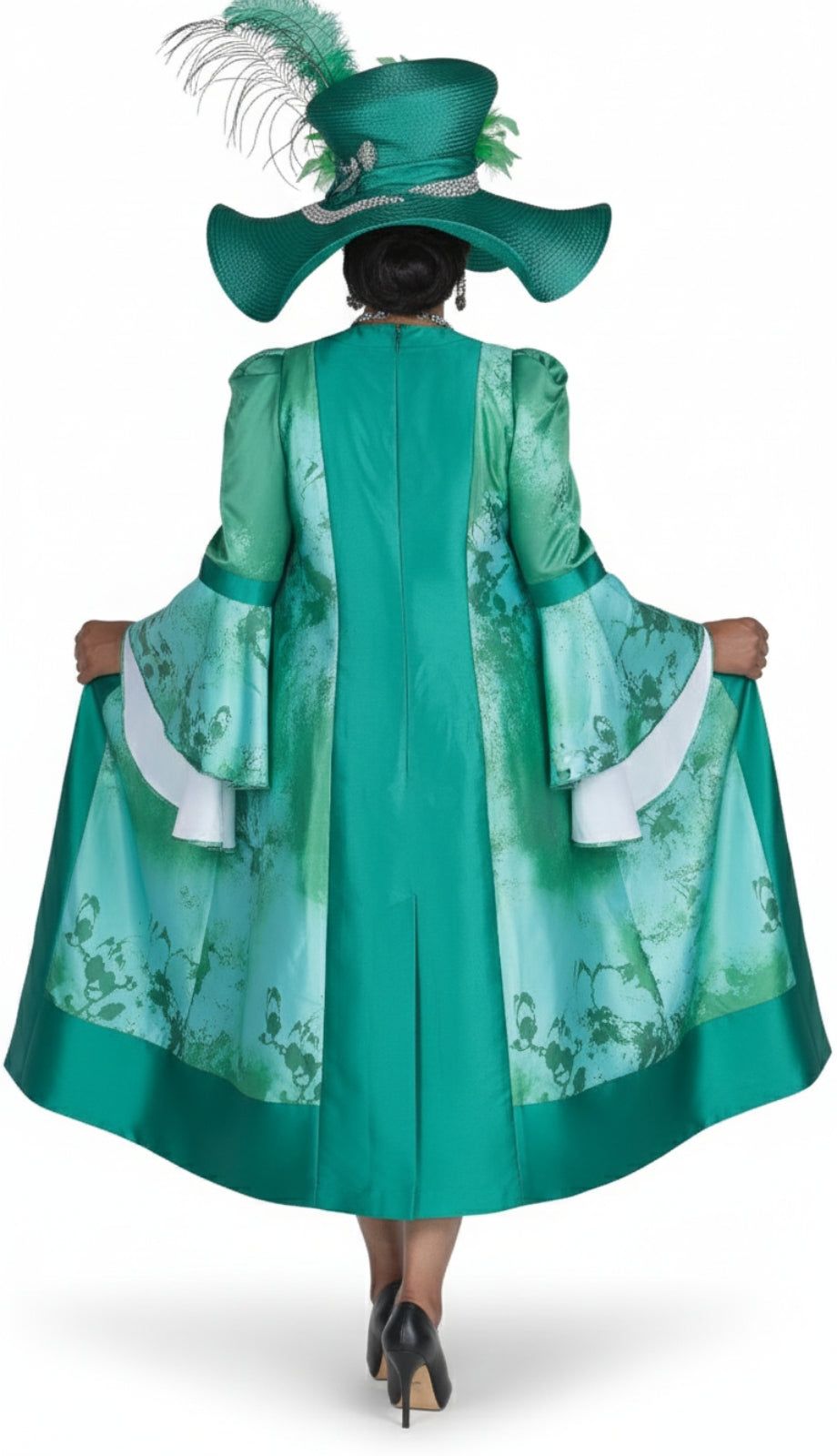 Elite 6166-GWB Church Dress