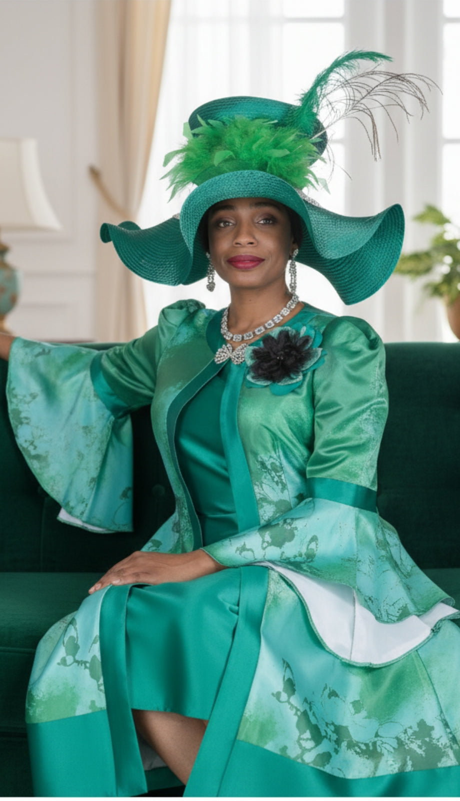 Elite 6166-GWB Church Dress