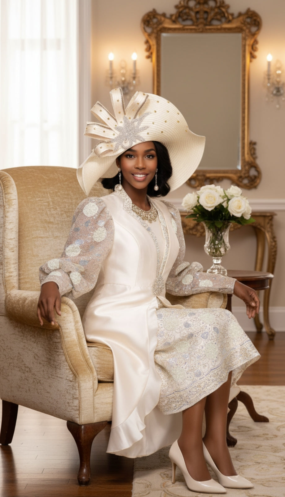 Champagne Italy 6203 Church Dress