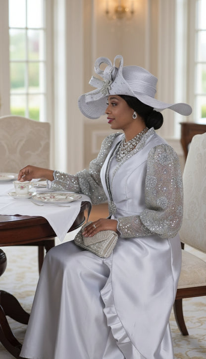 Champagne Italy 6203-SLG Church Dress