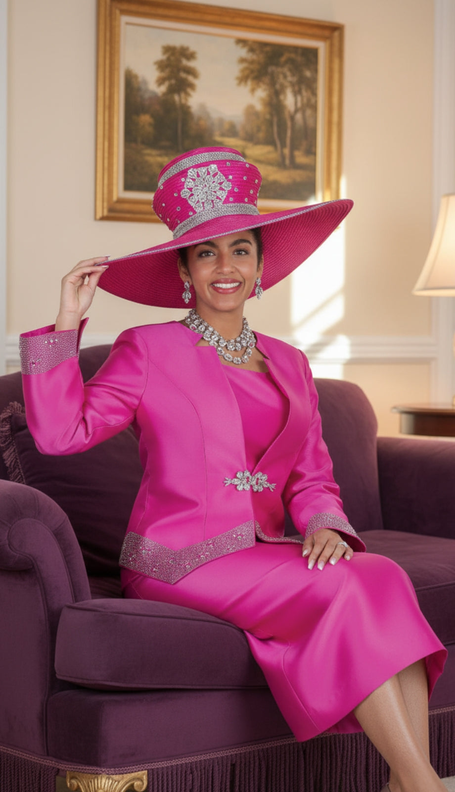 Champagne Italy 6216-FCH Church Church Suit