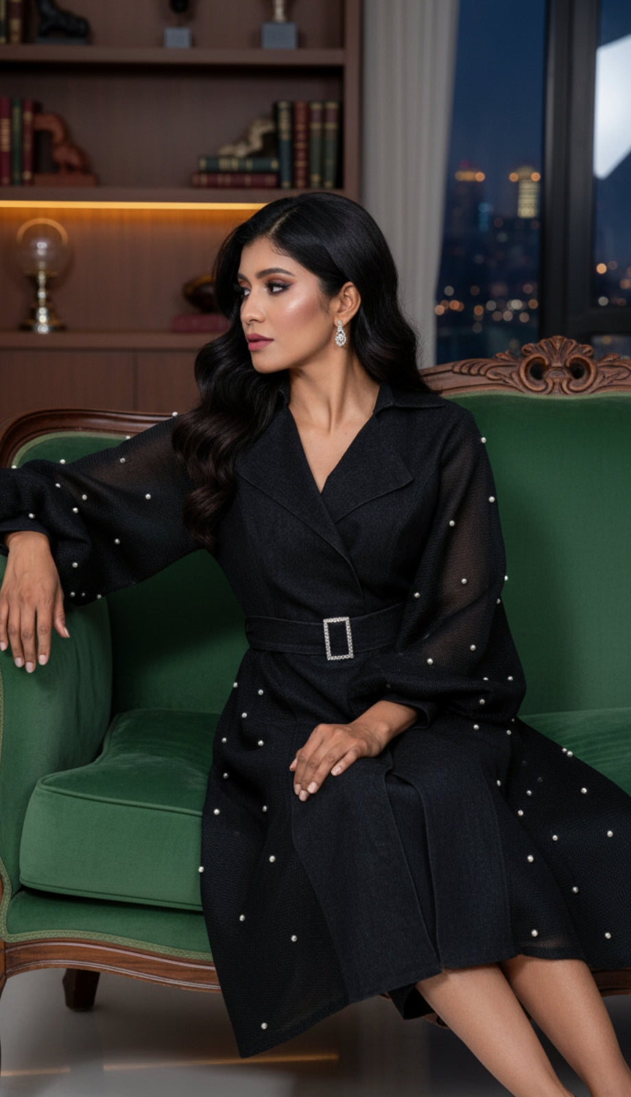 Devine Sport 63982-BLK-QS Church Dress