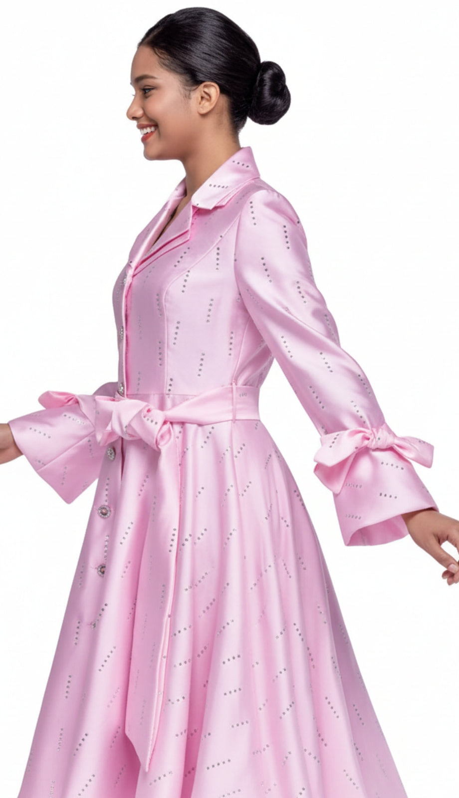 Serafina 6441-PNK Church Dress