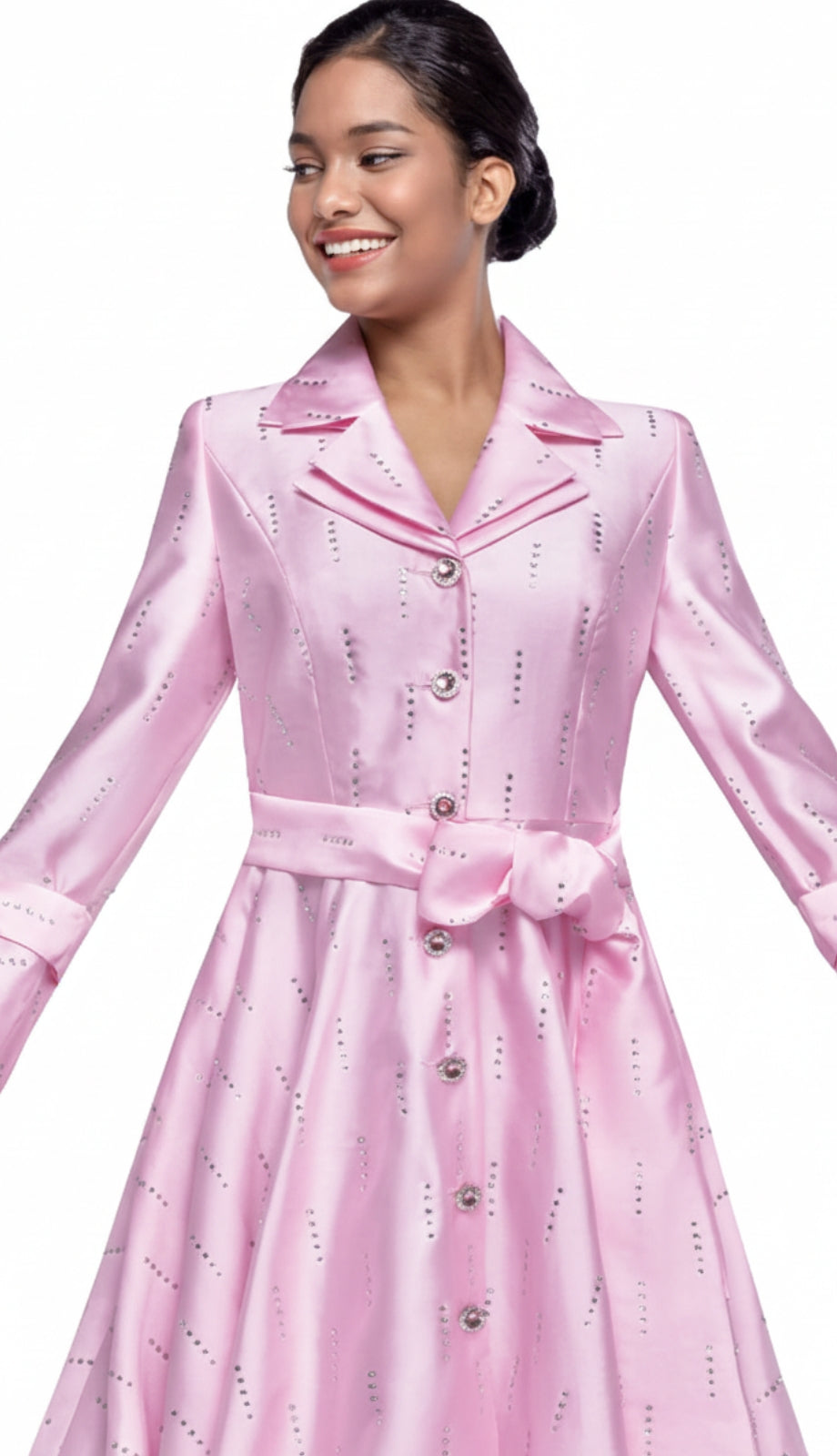 Serafina 6441-PNK Church Dress