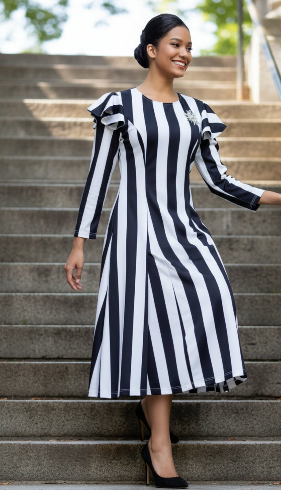 Serafina 6449-WWB Church Dress