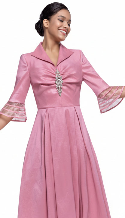 Serafina 6467-MAUVE Church Dress