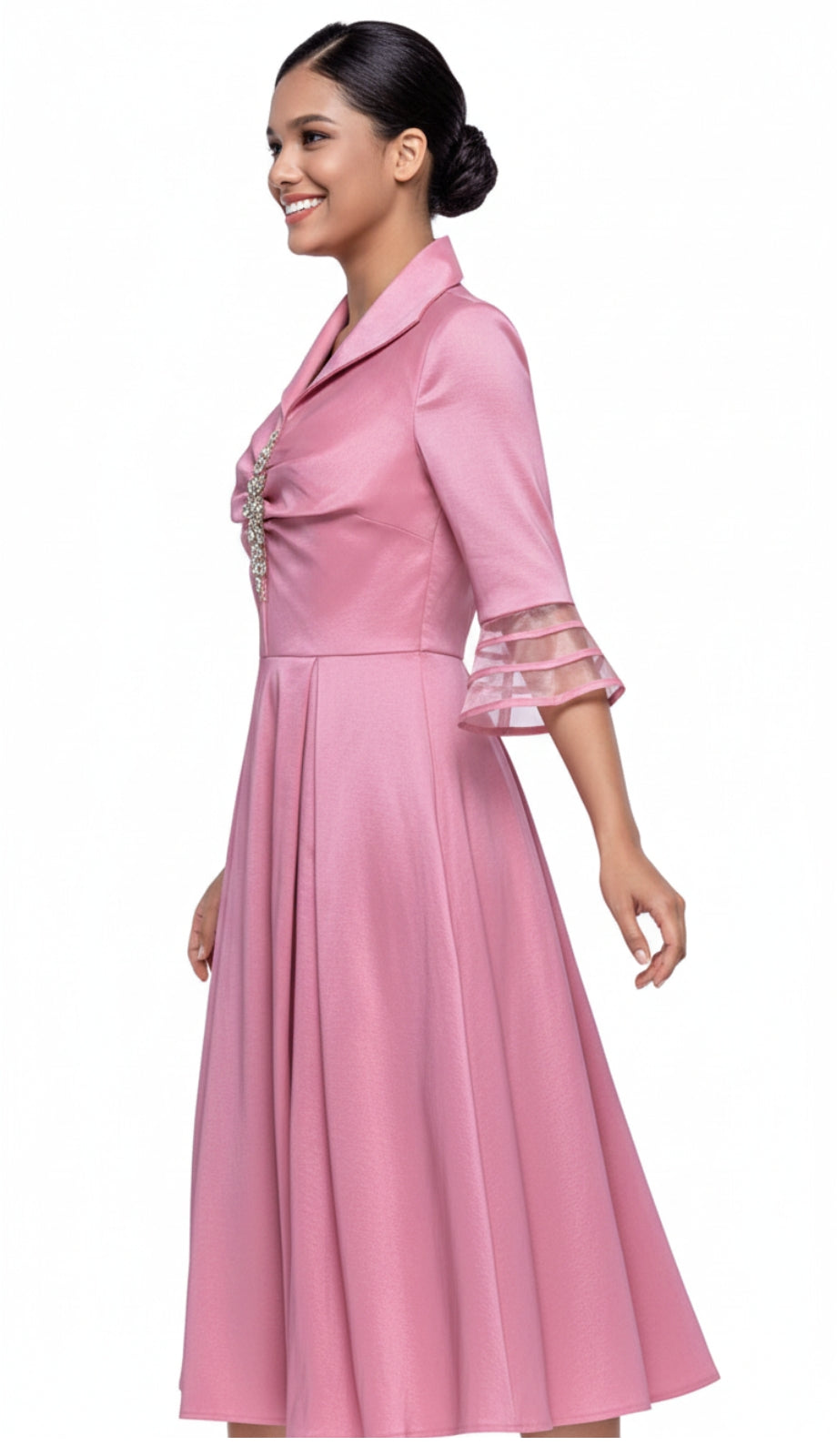 Serafina 6467-MAUVE Church Dress