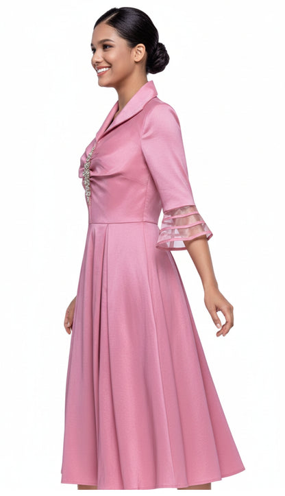 Serafina 6467-MAUVE Church Dress