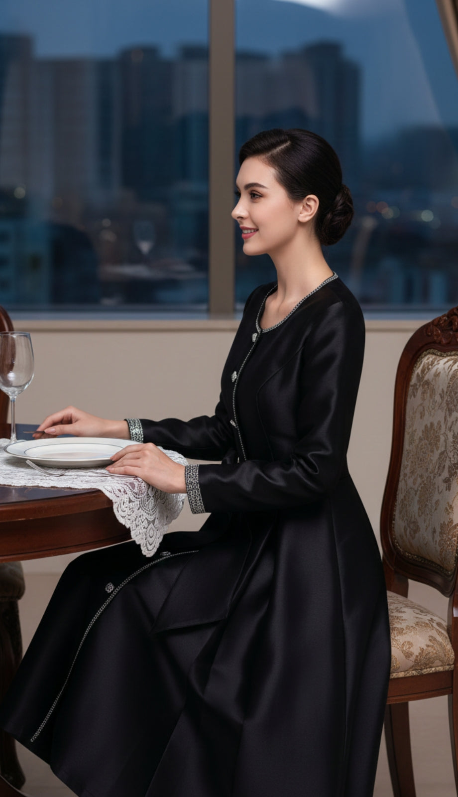 Serafina 6485-BLK Church Dress