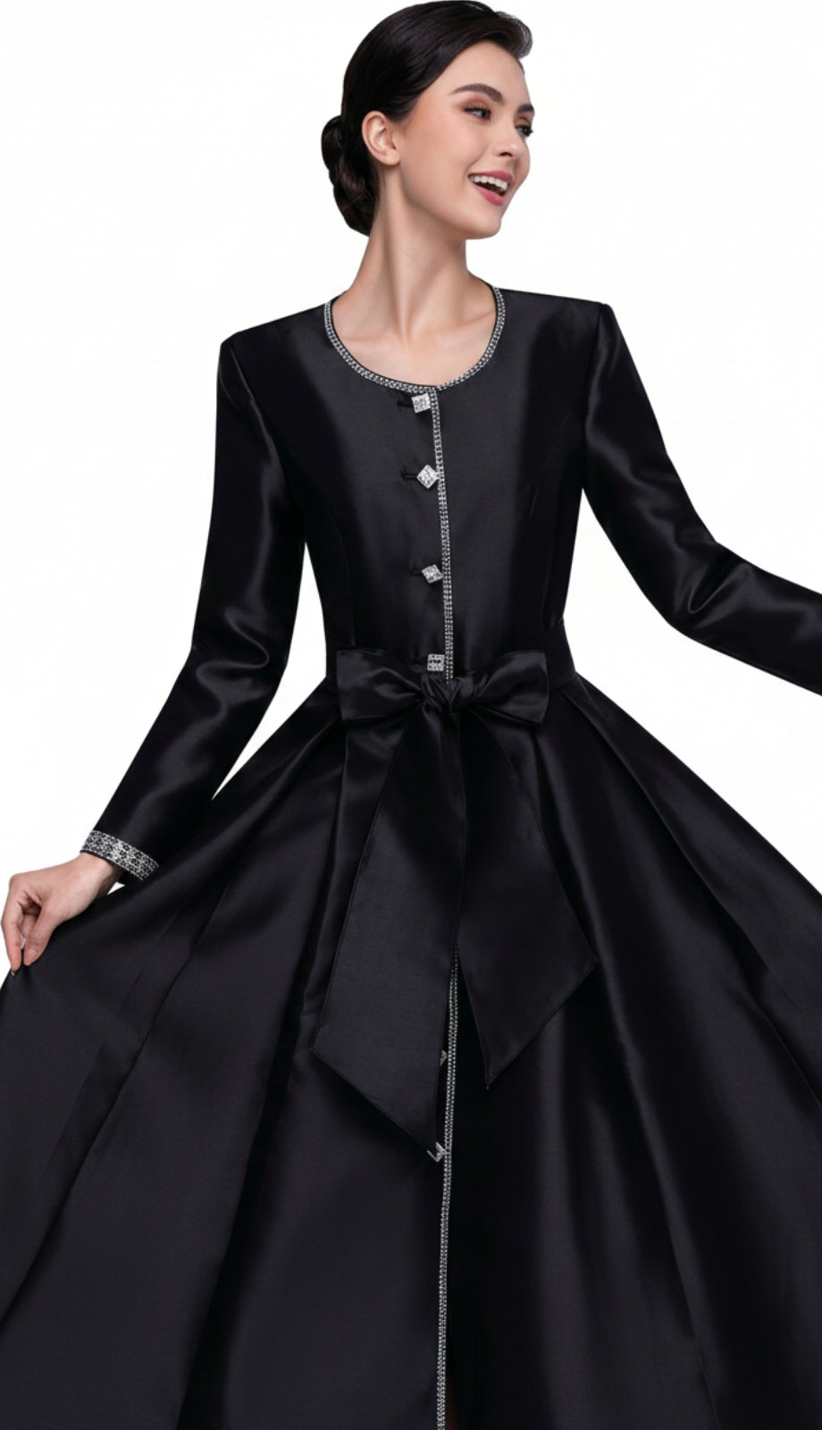 Serafina 6485-BLK Church Dress