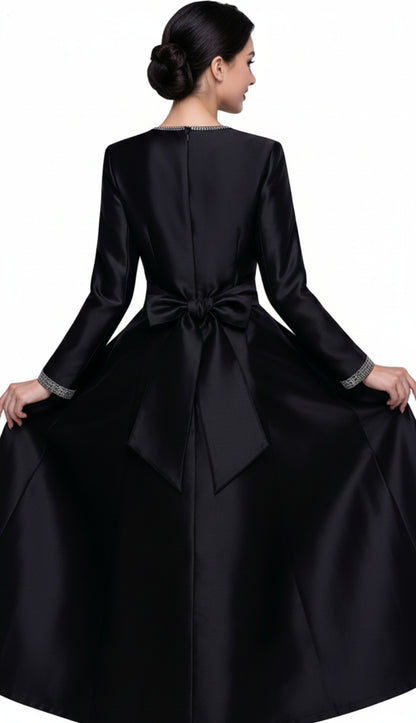 Serafina 6485-BLK Church Dress