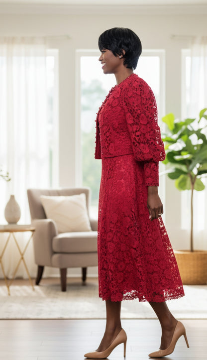 Terramina 7051-RED Church Suit