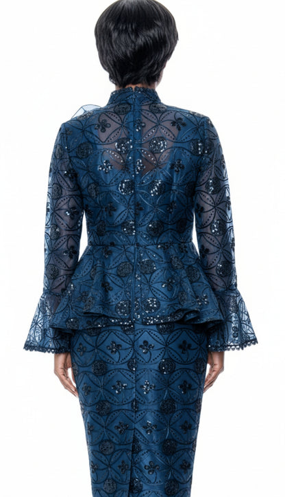 Terramina 7184-NVY Church Suit