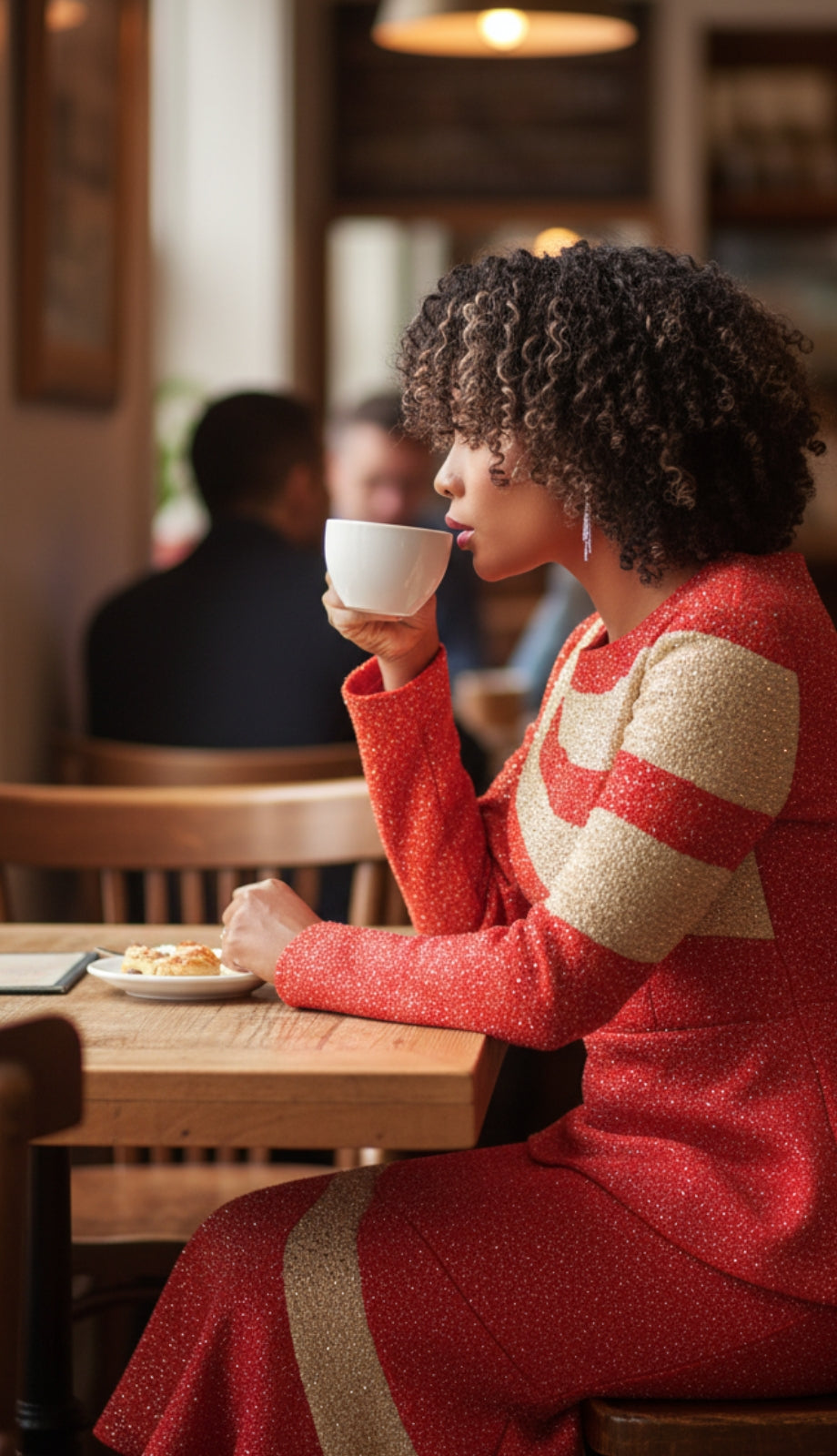 Liorah 7258 Knit Skirt Church Suit