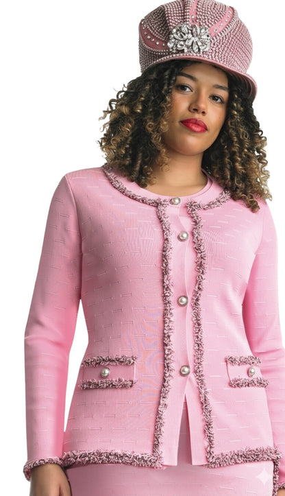 Lily And Taylor 731-PNK Church Suit