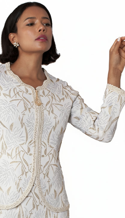 Liorah 7317 Knit Church Suit