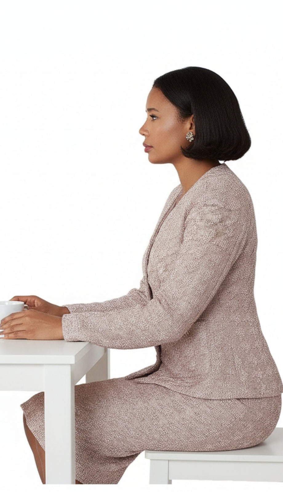 Liorah 7319 Knit Church Suit