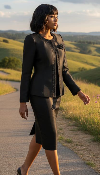Terramina 7637-BLK Church Dress