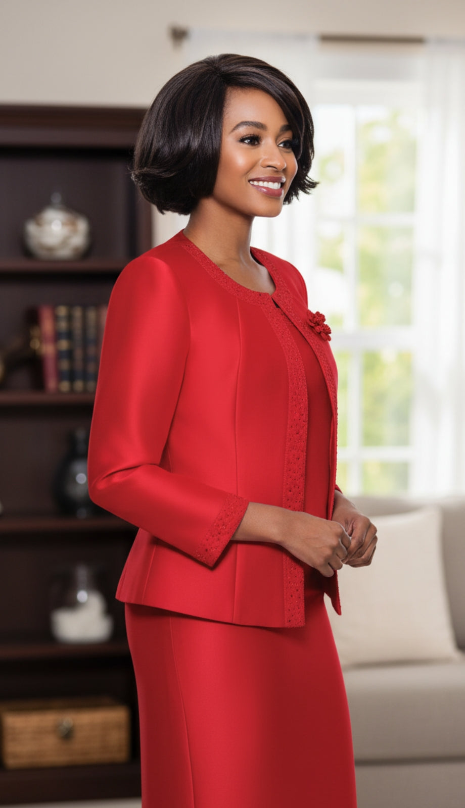 Terramina 7637-RED Church Suit