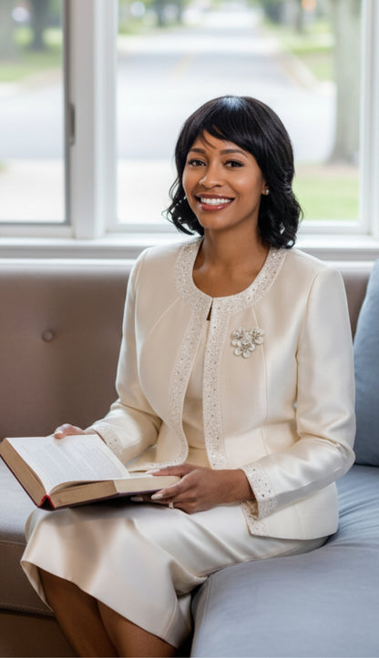 Terramina 7637-WH Church Suit