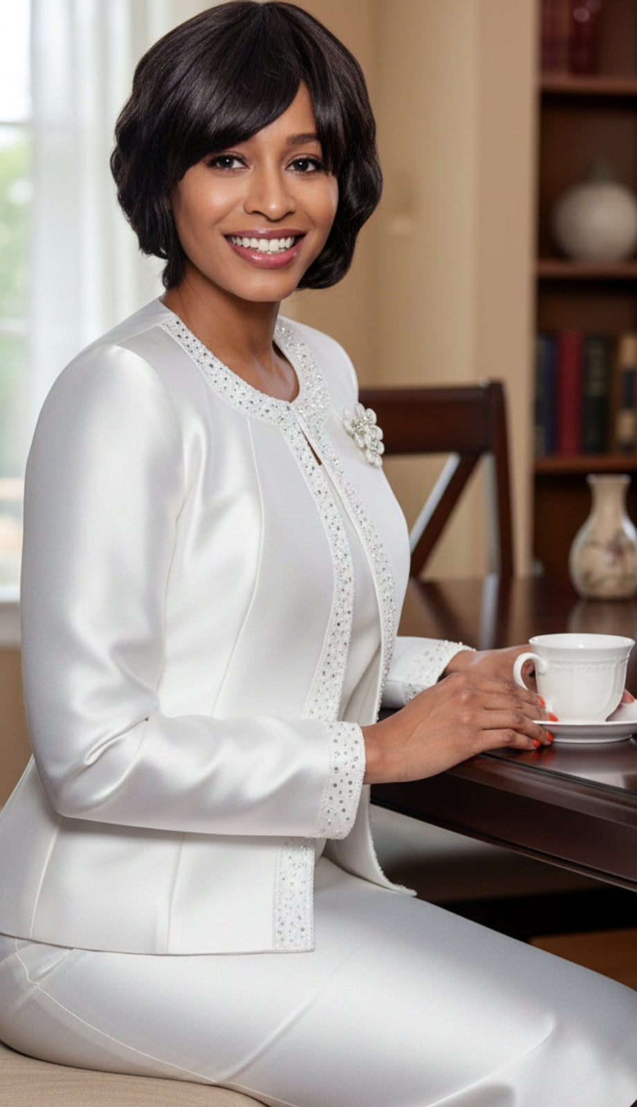 Terramina 7637-WHT Church Suit