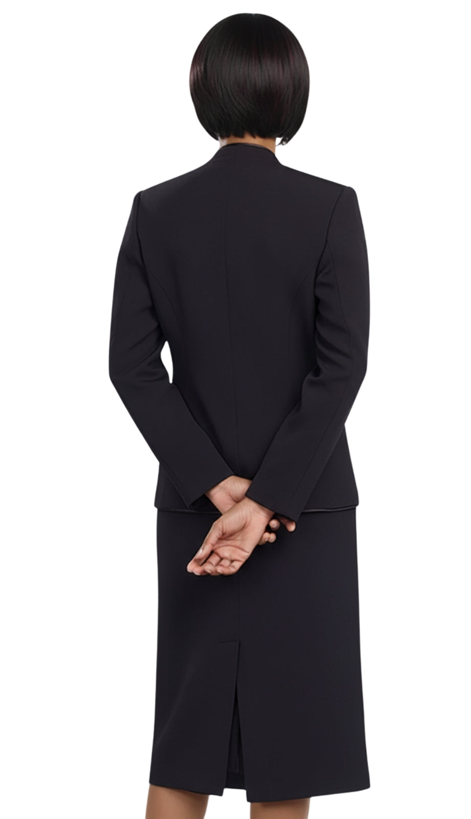 Ben Marc 78098-BLK Usher Church Suit