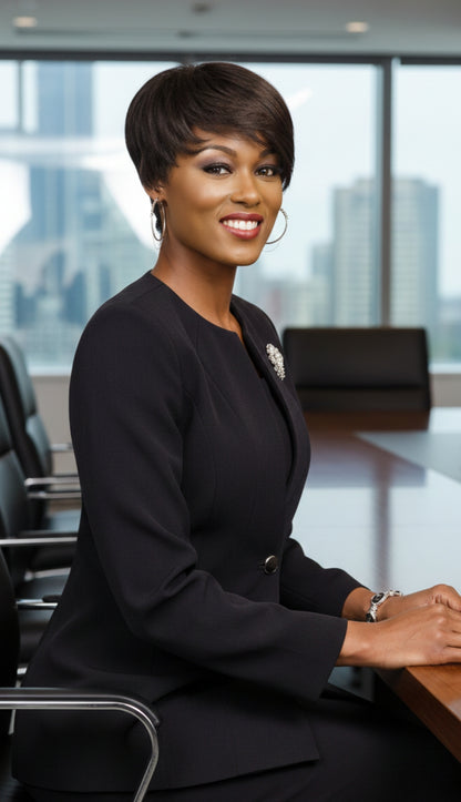 Ben Marc 78099-BLK Usher Church Suit