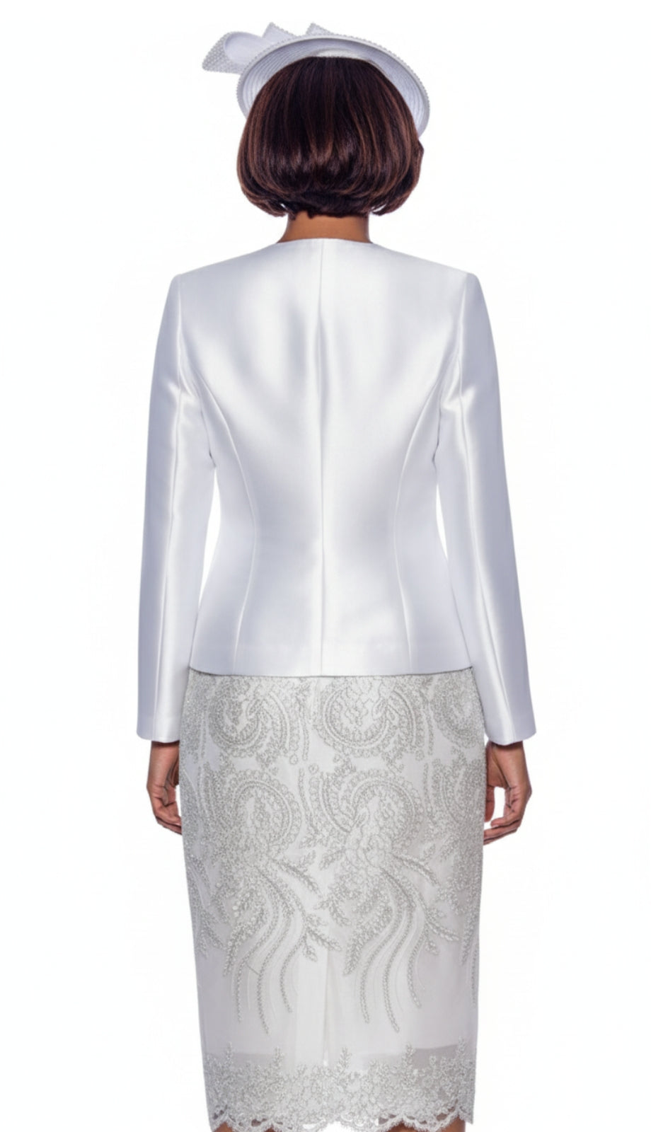 Terramina 7817-WH-CO Womens Church Suit