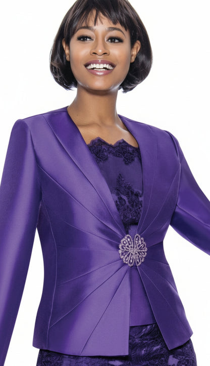 Terramina 7817-PUR Church Dress