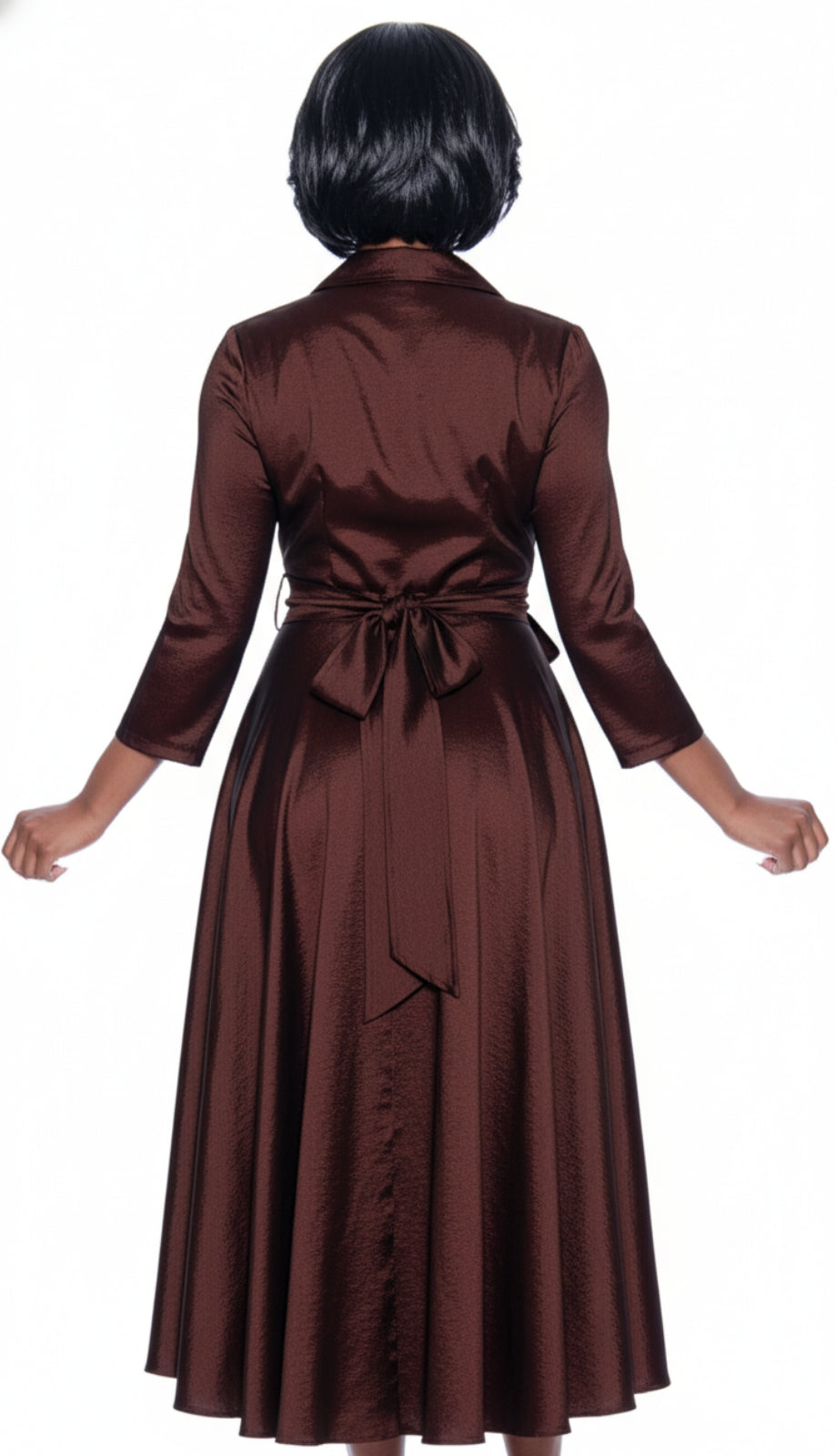 Terramina 7869-BRN Church Dress