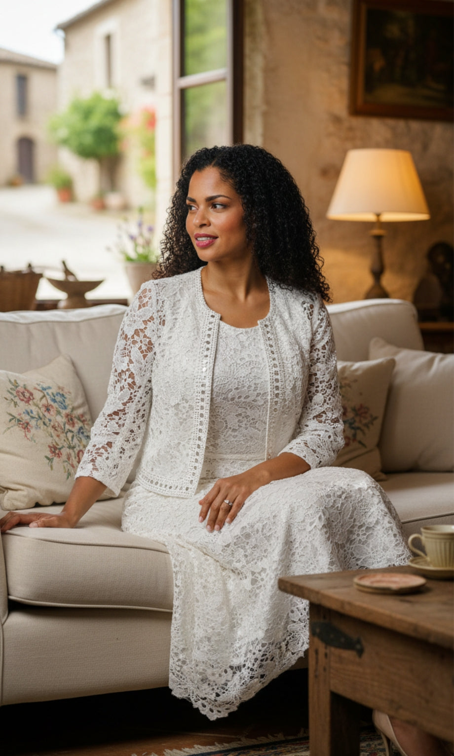 Diana Couture 8190-OFW Church Dress