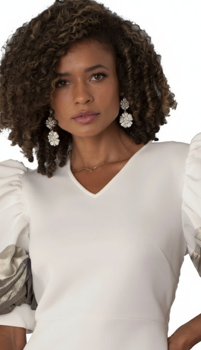 For Her 82141-IVY Womens Midi Dress