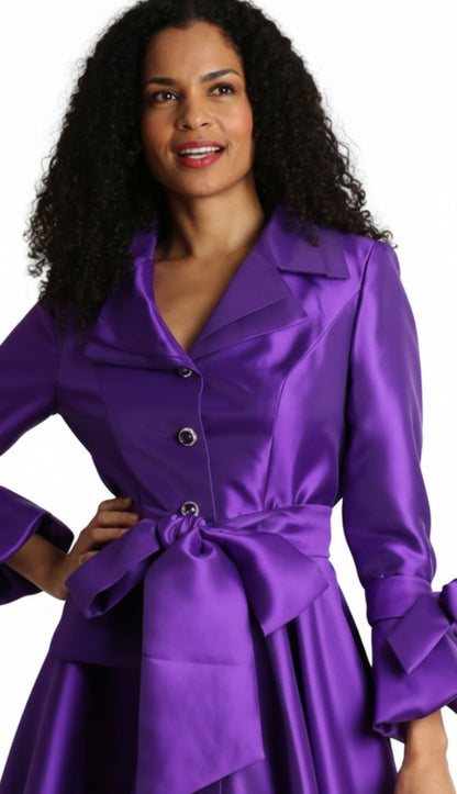 Diana Couture 8222-PU Church Dress