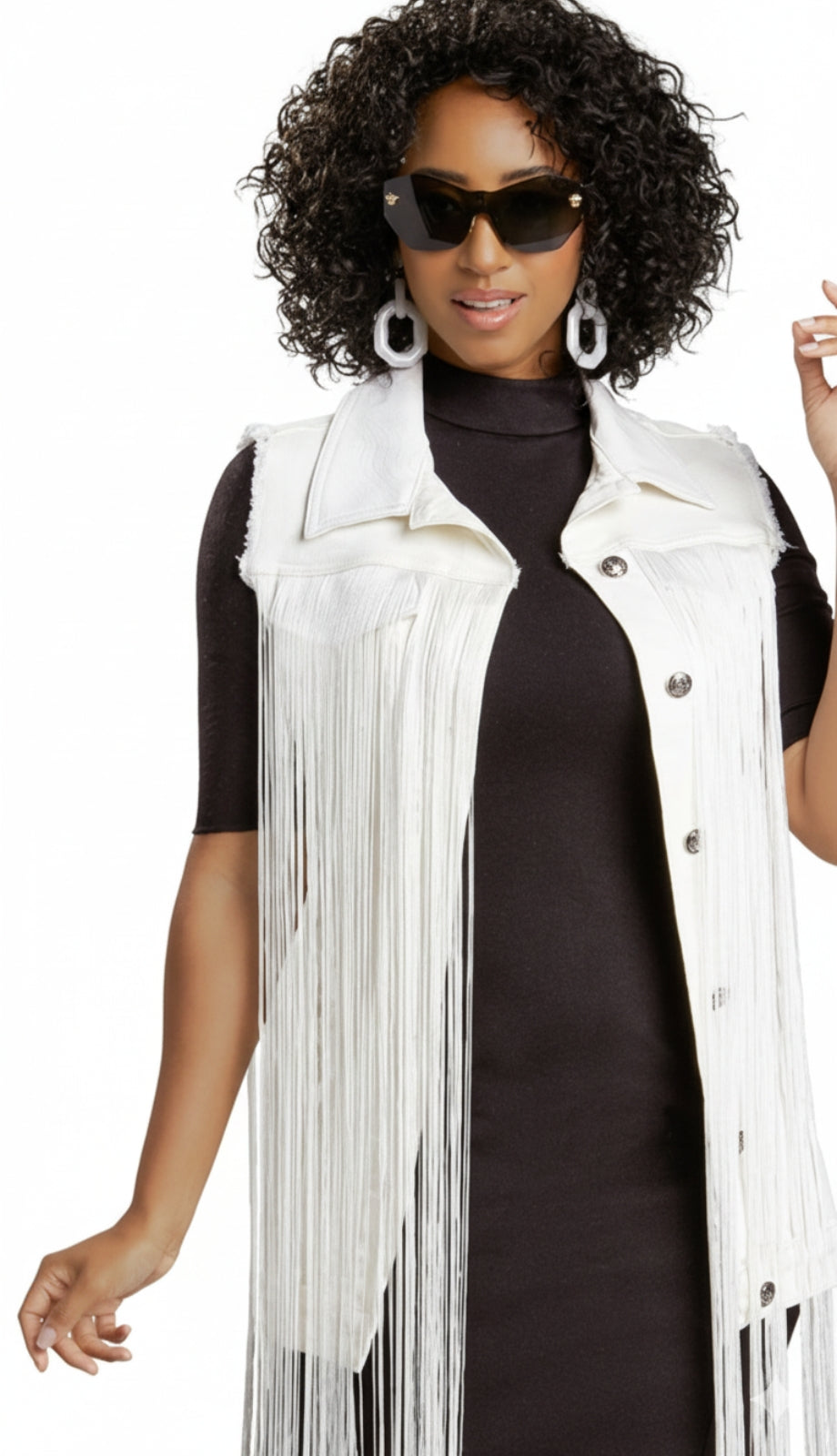 DV Jeans 8451-WHT Church Dress