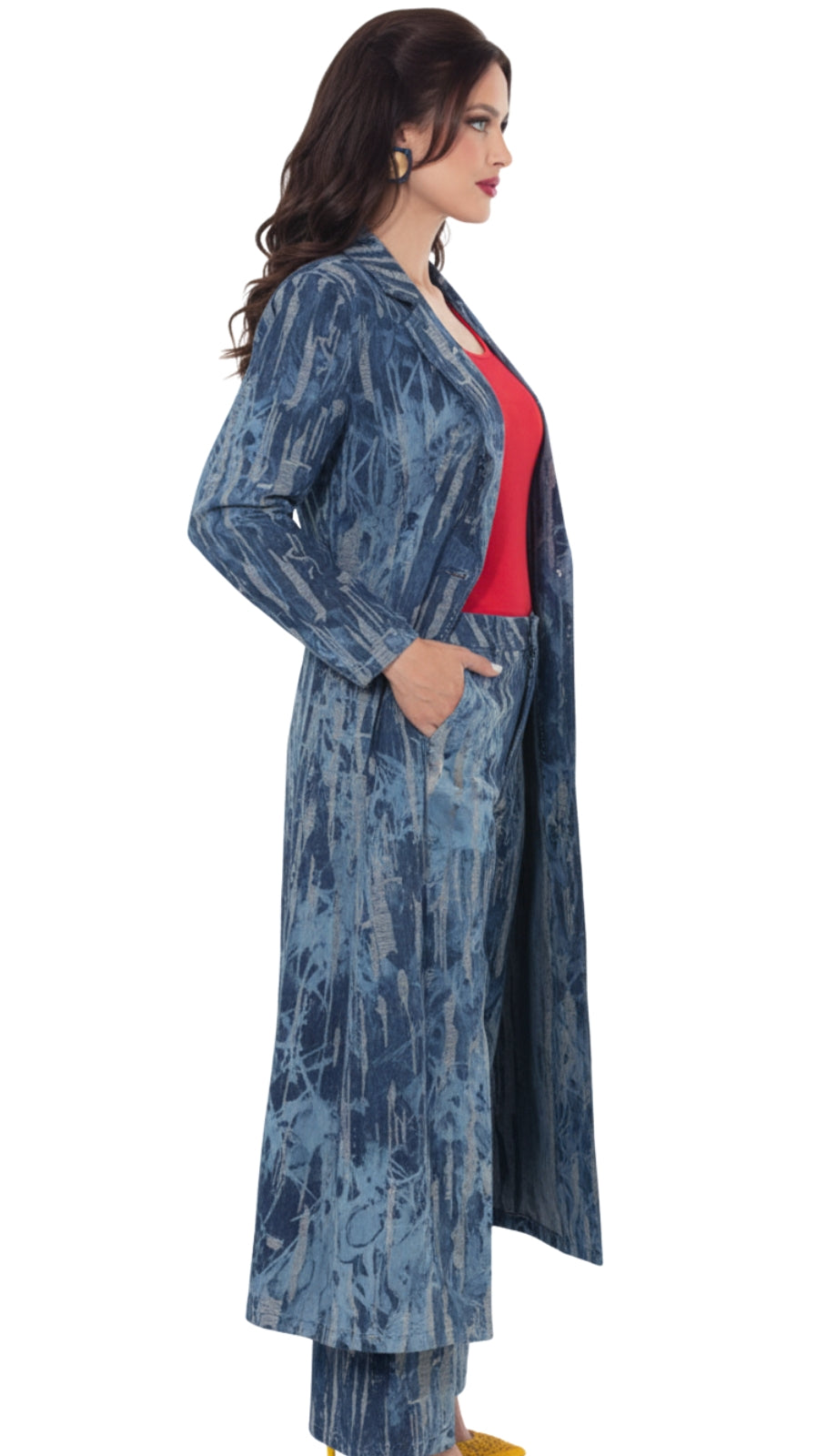 DV Jeans 8507-J Womens Duster