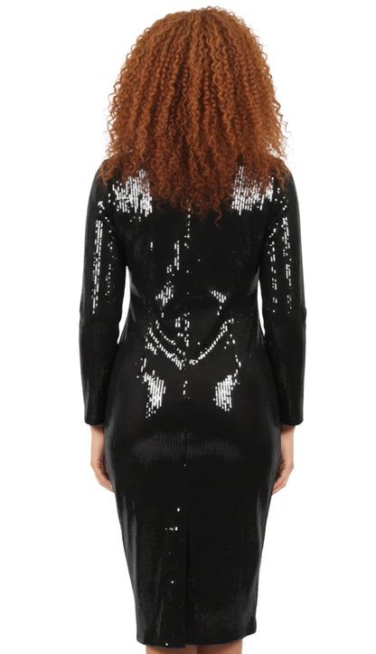Diana Couture 8563-BLK Church Dress