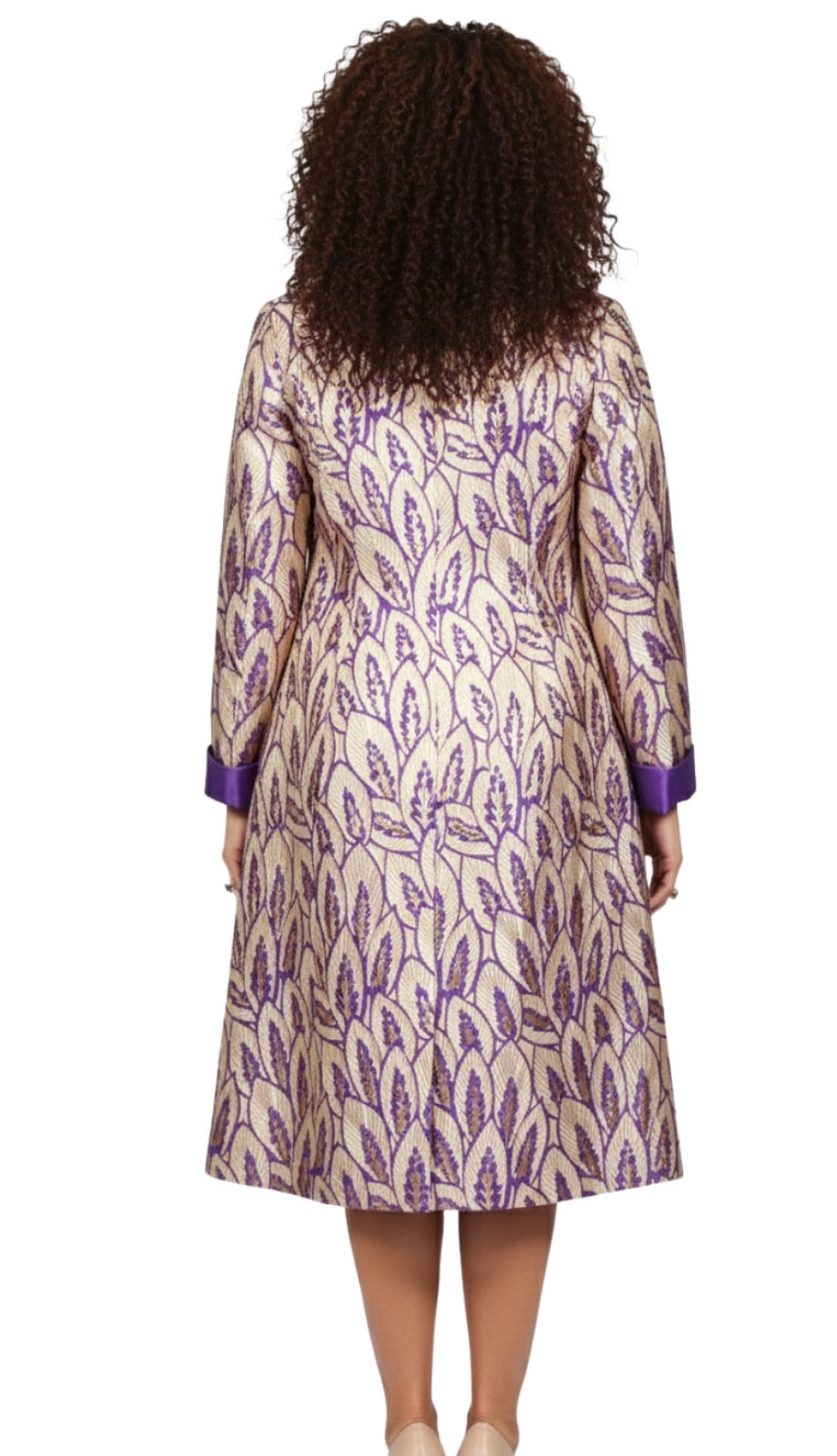 Diana Couture 8610-PUR Church Dress