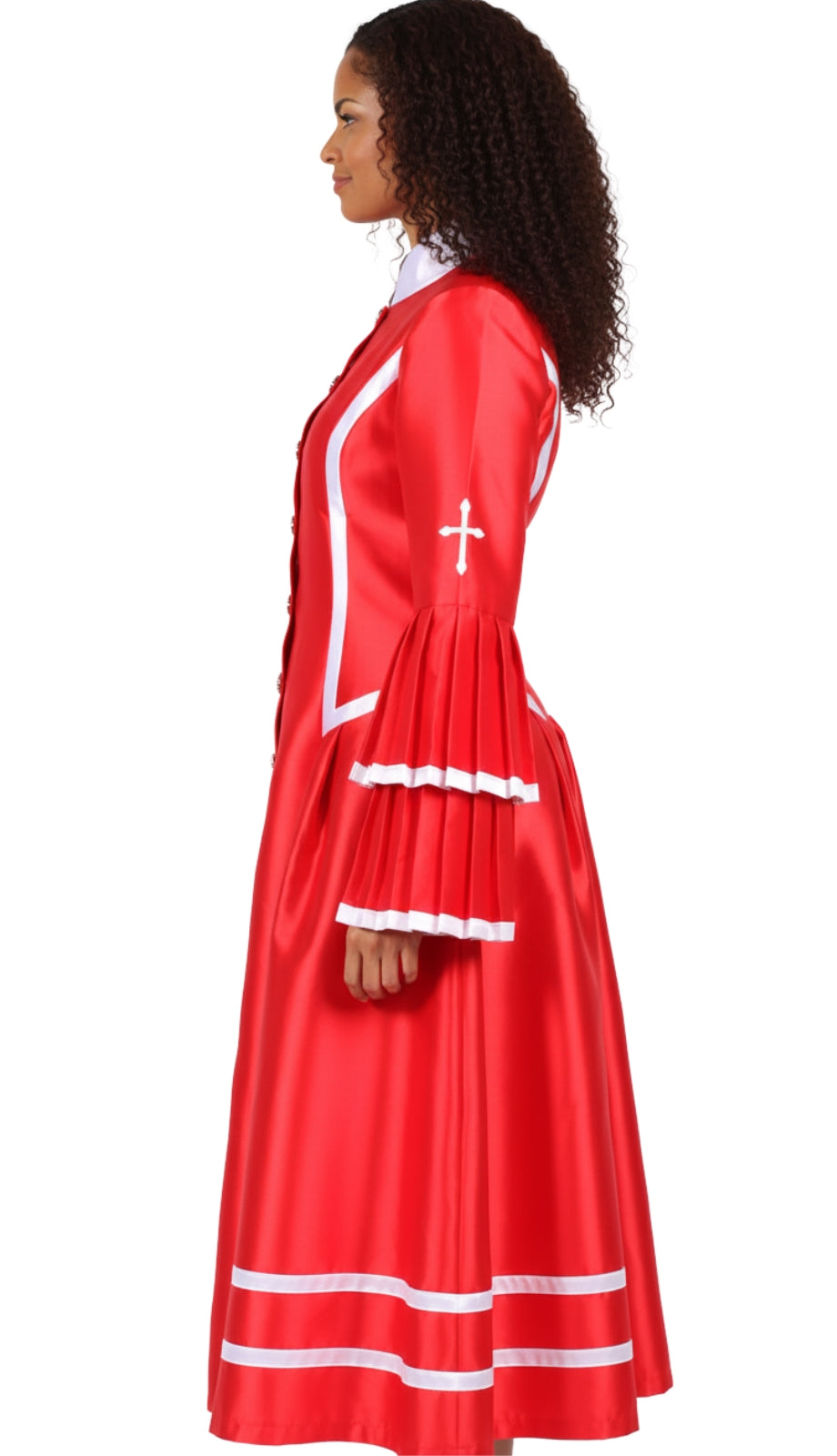 Diana Couture 8708-RED Church Robe