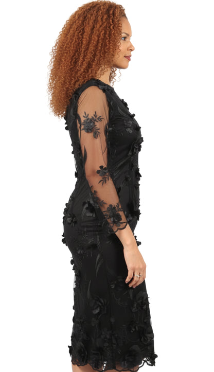 Diana Couture 8746-BLK Church Dress