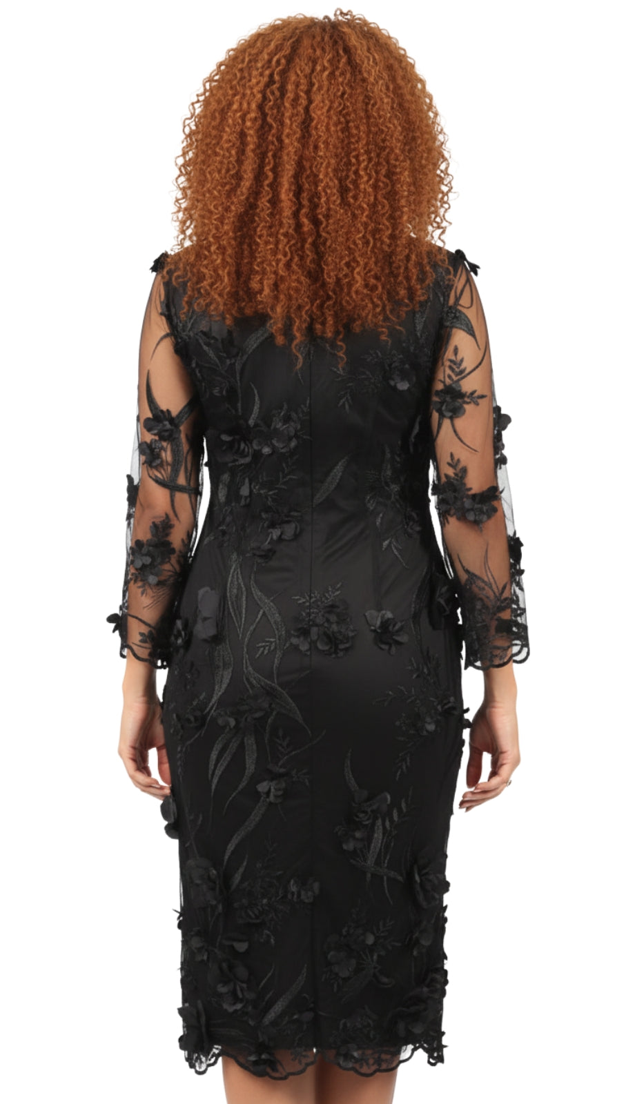 Diana Couture 8746-BLK Church Dress