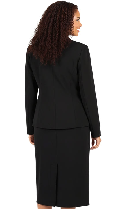 Diana Couture 8748-BLK Church Suit