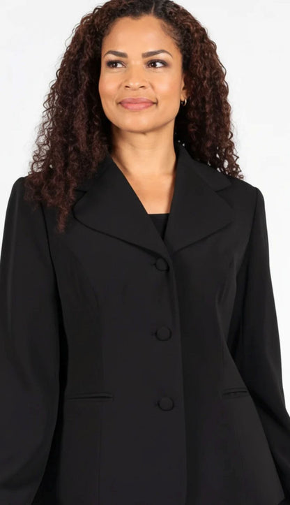 Diana Couture 8748-BLK-CO Church Suit