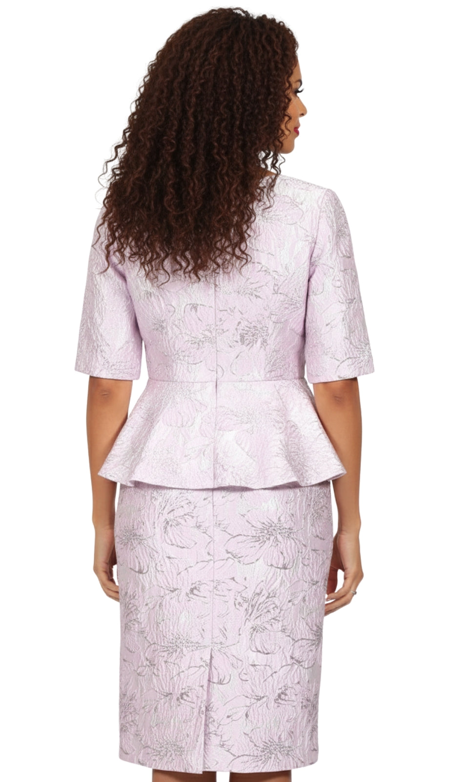 Diana Couture 8781-PNK Church Suit